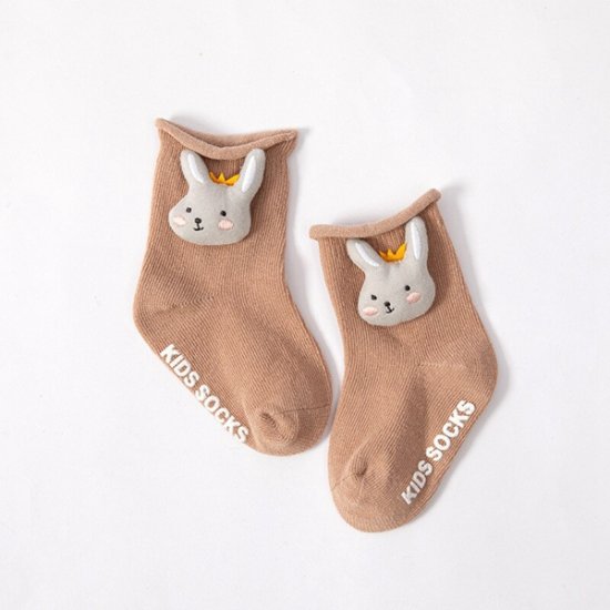 1 Pcs Children's Socks Cute Cartoon Dolls Baby Socks - Rabbit - Click Image to Close