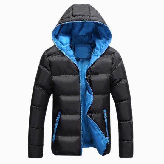 Casual Windbreaker Slim Fit Hooded Fashion Man Overcoats - Click Image to Close