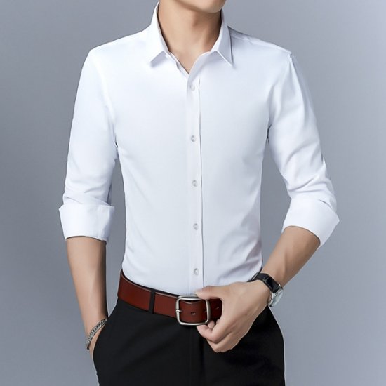 New High Quality Men's Shirts Social Man Dress Shirts Spring - Click Image to Close