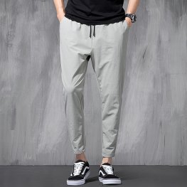 New Men's Trend Loose Summer Thin Sports Ice Elastic Pants