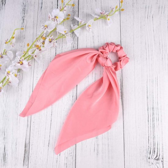 1 Pcs Hair Scrunchies Satin Silk Elastic Hair Bands Hair Scarf - Click Image to Close