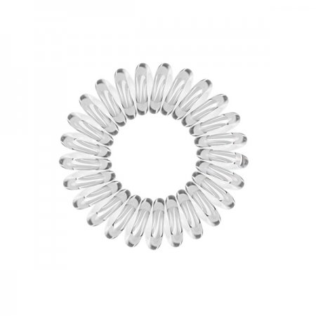 1 Pcs Spiral Hair Ties, Coil Hair Ties, Hair Coils - Transparent