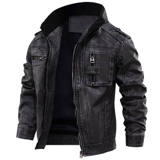 Men Jackets Male Cool Moto Motorcycle Outerwear Jackets - Click Image to Close