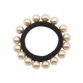 1 Pcs Imitation Pearls Hair Accessories Hair Band - Black