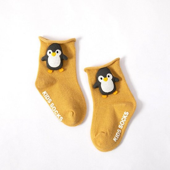 1 Pcs Children's Socks Cute Cartoon Dolls Baby Socks - Penguin - Click Image to Close