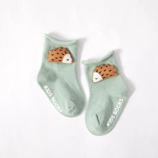 1 Pcs Children's Socks Cute Cartoon Dolls Baby Socks - Hedgehog - Click Image to Close